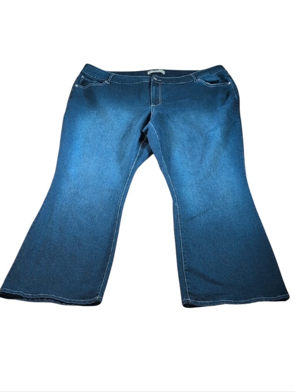 C Denim Est. 1946 Dark Wash Boot Cut Jeans Size Curvy 24W